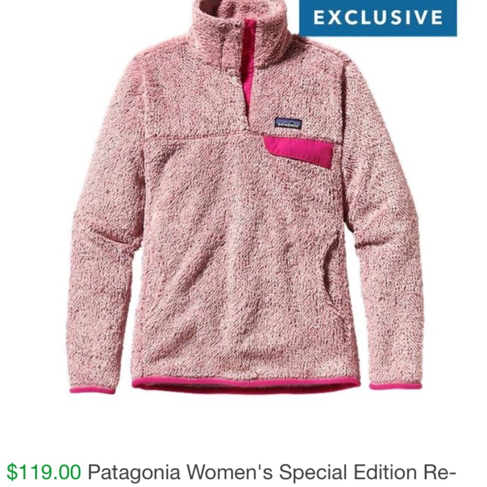 LIMITED EDITION! Patagonia Cupcake pink pullover